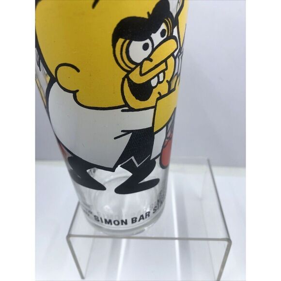 Simon Bar Sinister Cartoon Glass Pepsi Collector Series Vintage. Please Read - Picture 13 of 16